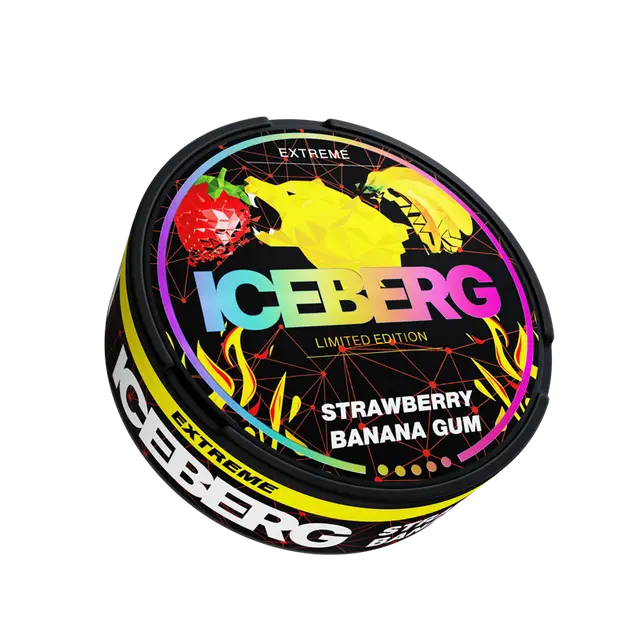 Iceberg Strawberry Banana Gum | Extreme