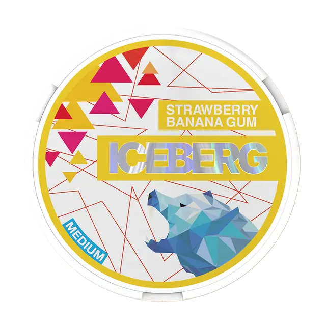 Iceberg Strawberry Banana Gum | Medium