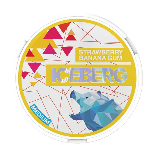 Iceberg Strawberry Banana Gum | Medium